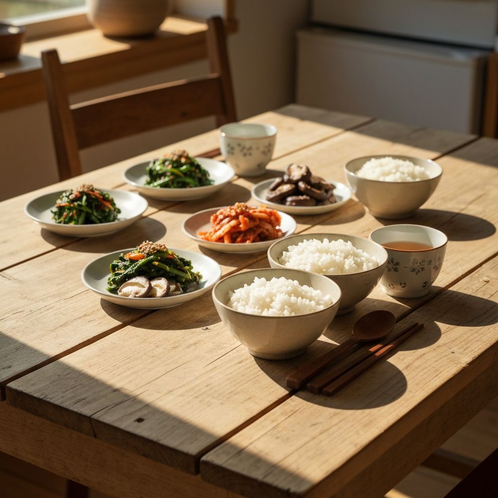 정성스러운 제주식 아침