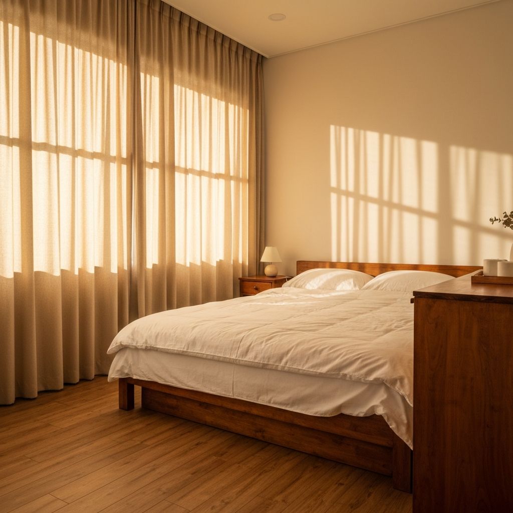 단소스테이 객실 - 따뜻한 원목과 리넨